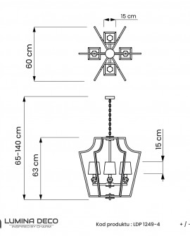 NOWOCZESNA LAMPA WISZĄCA ZŁOTA Z BIAŁYMI ABAŻURAMI MONTERO LUMINA DECO