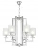 LAMPA WISZĄCA NOWOCZESNA CHROMOWANA MANHATTAN W6