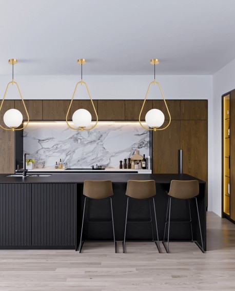 NOWOCZESNA LAMPA WISZĄCA BIAŁA FORNERI D20