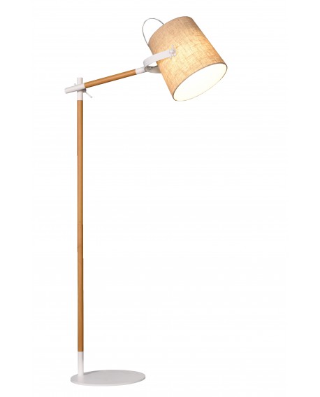 LAMPA STOJĄCA PODŁOGOWA KREMOWA LAPIDUS