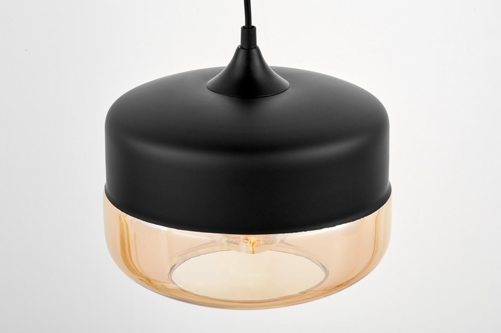 LAMPA WISZĄCA NOWOCZESNA LOFT CZARNA BARLET LUMINA DECO