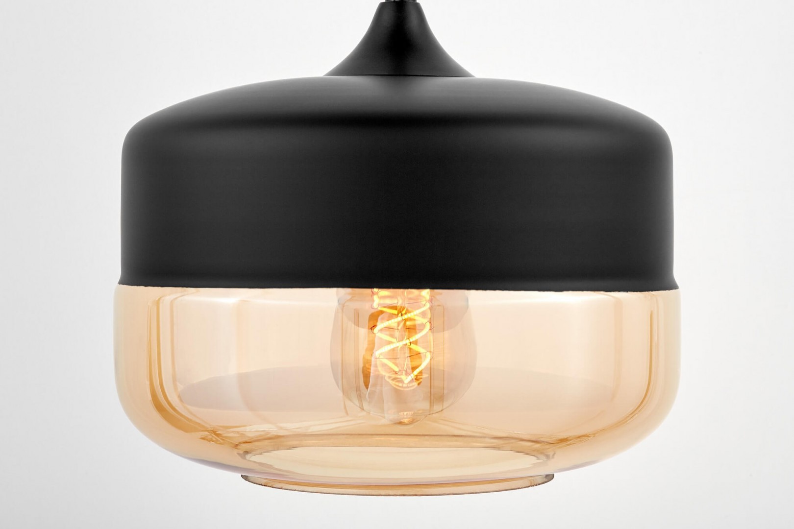 LAMPA WISZĄCA NOWOCZESNA LOFT CZARNA BARLET LUMINA DECO