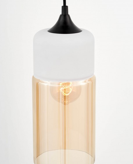 LAMPA WISZĄCA LOFT INDUSTRIALNA BIAŁA ZENIA