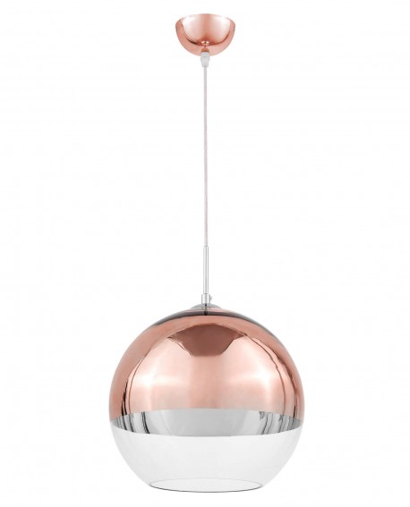 LAMPA WISZĄCA NOWOCZESNA RÓŻOWE ZŁOTO VERONI D30 LUMINA DECO