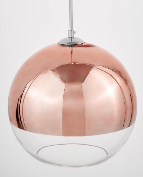 LAMPA WISZĄCA NOWOCZESNA RÓŻOWE ZŁOTO VERONI D30 LUMINA DECO