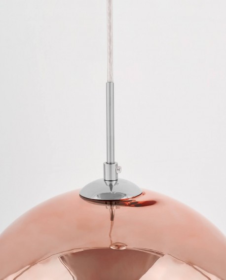 LAMPA WISZĄCA NOWOCZESNA RÓŻOWE ZŁOTO VERONI D30 LUMINA DECO