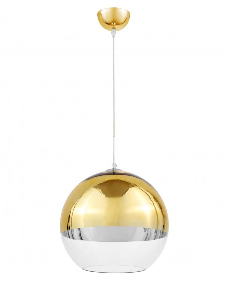 LAMPA WISZĄCA NOWOCZESNA ZŁOTA VERONI D30 LUMINA DECO