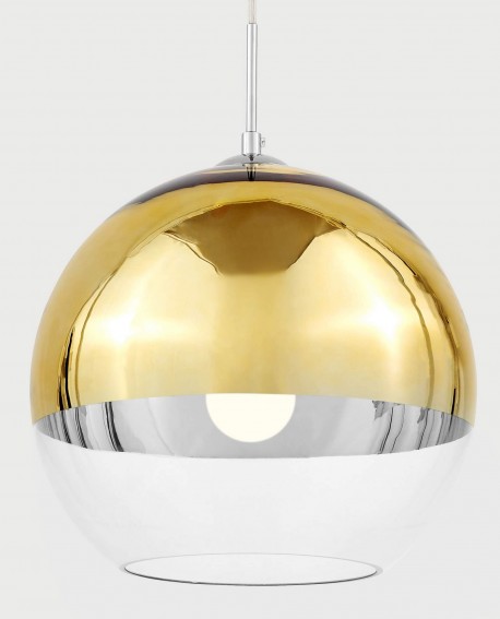 LAMPA WISZĄCA NOWOCZESNA ZŁOTA VERONI D30 LUMINA DECO