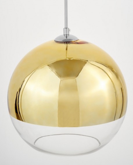 LAMPA WISZĄCA NOWOCZESNA ZŁOTA VERONI D30 LUMINA DECO