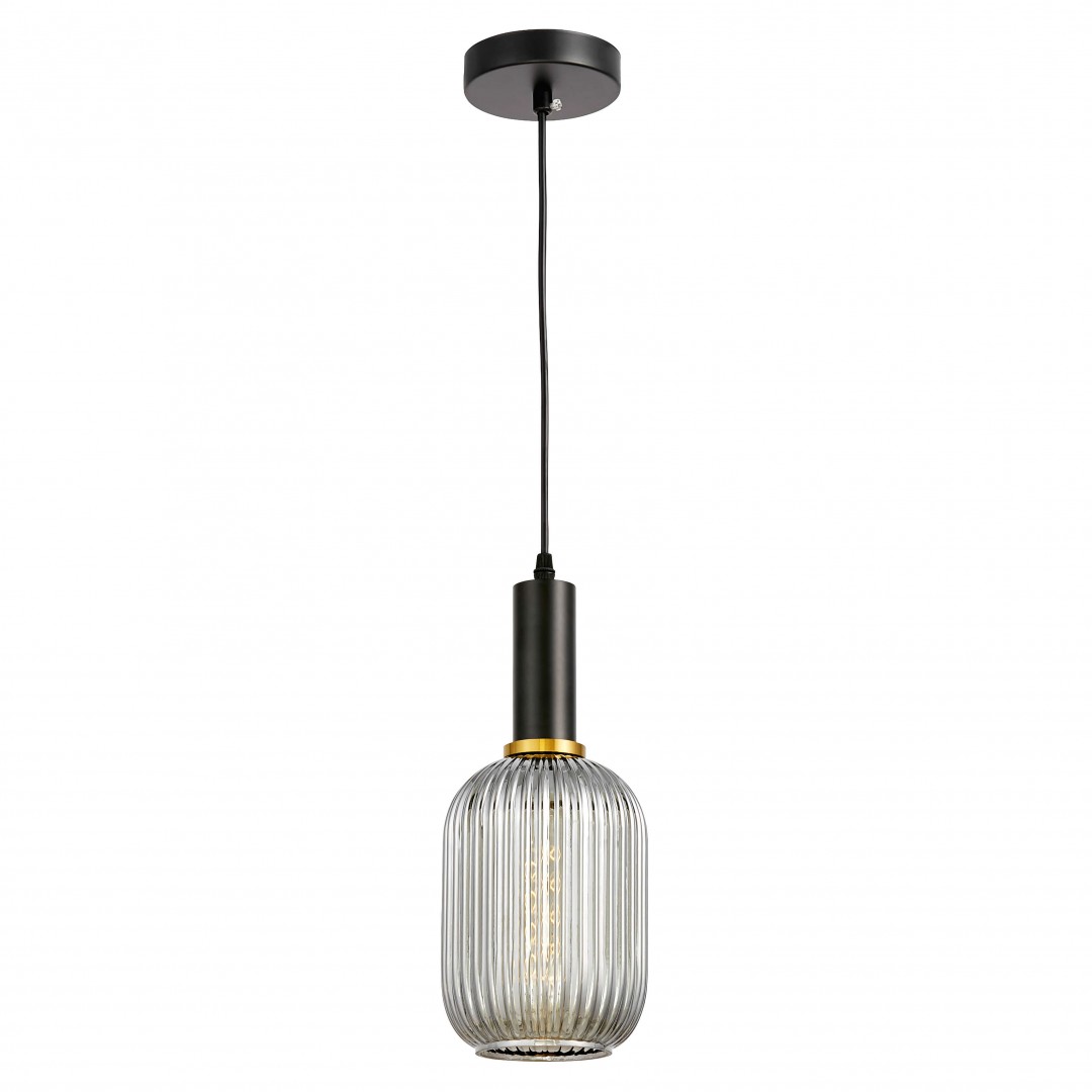 Lampa wisząca loft dymiona Rico Lumina Deco – pełny widok lampy na białym tle