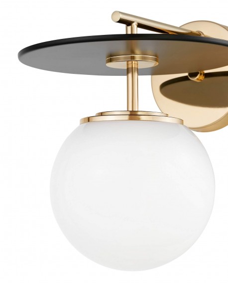 LAMPA ŚCIENNA KINKIET LOFT CZARNO-ZŁOTA DALTONA LUMINA DECO