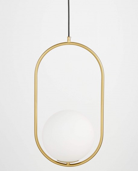 NOWOCZESNA LAMPA WISZĄCA BIAŁA PANARI D20