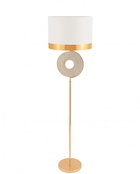 LAMPA STOJĄCA PODŁOGOWA BIAŁA MONTERONI LUMINA DECO