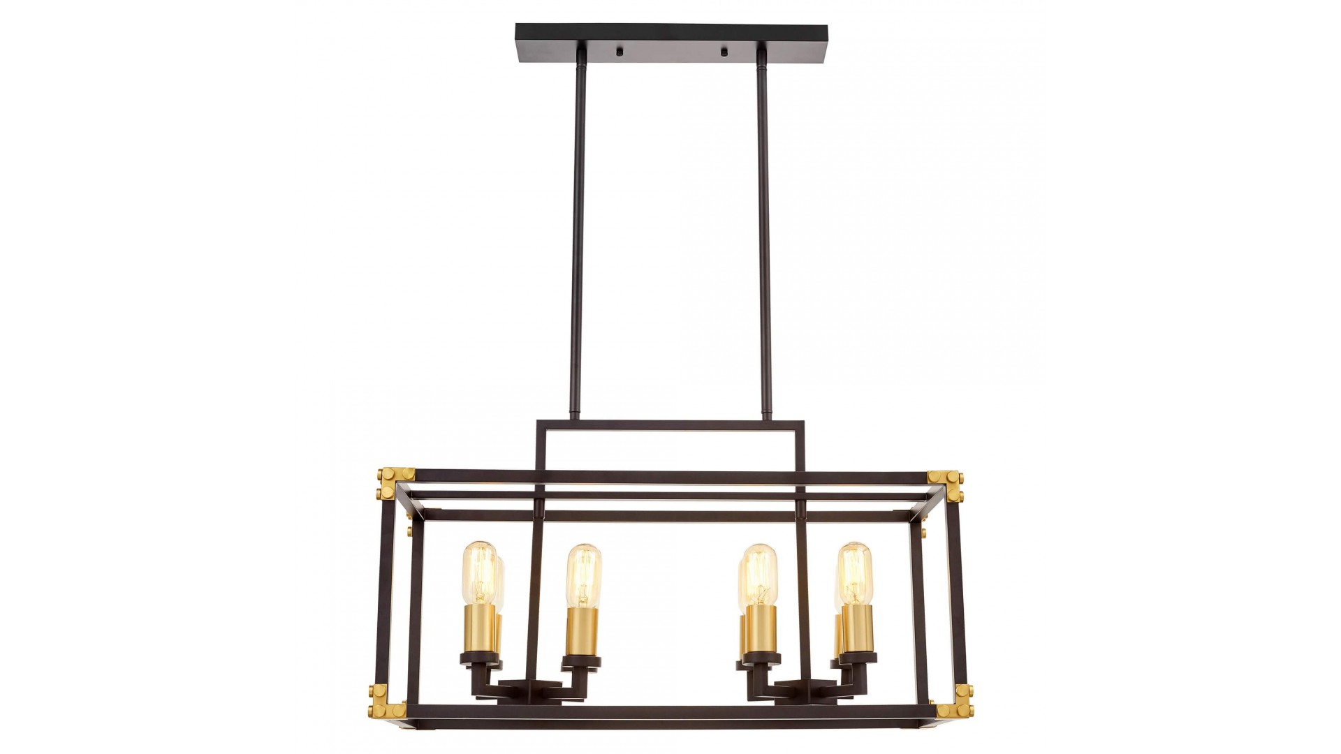 LAMPA WISZĄCA LOFT CZARNO-ZŁOTA SZCZOTKOWANA WALDORF W8 LUMINA DECO