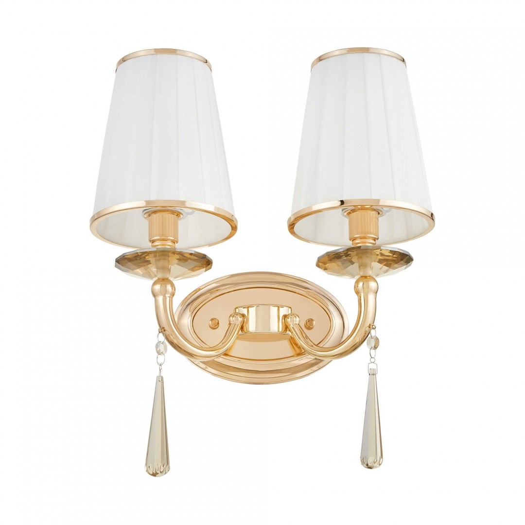 KINKIET LAMPA ŚCIENNA ZŁOTA FABIONE W2 LUMINA DECO