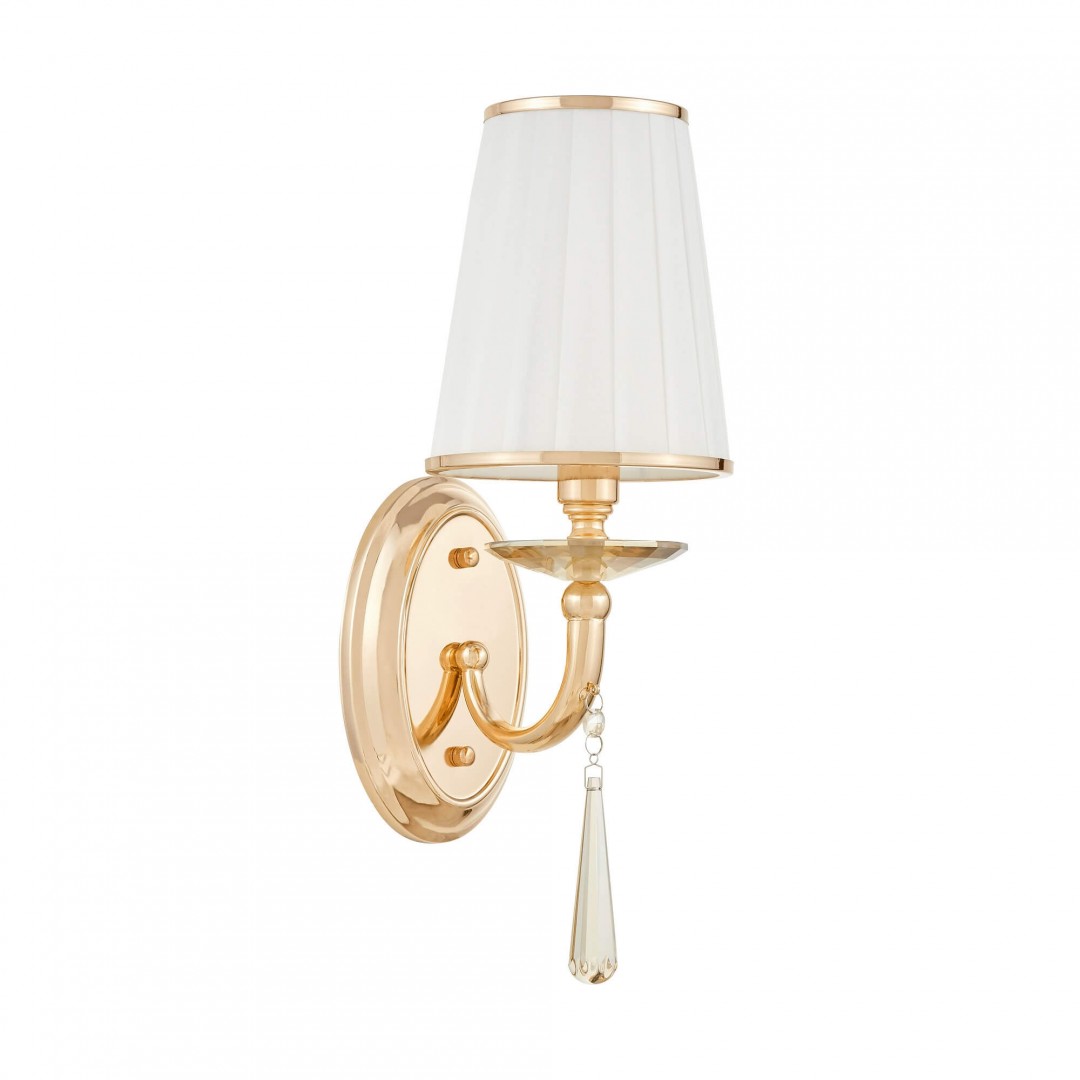 kinkiet lampa scienna zlota fabione w1 lumina deco