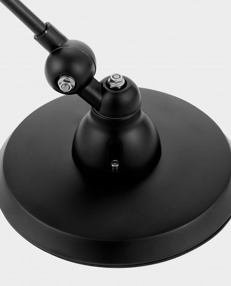 LAMPA BIURKOWA CZARNA GLORIA W2 LUMINA DECO