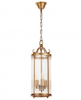 LAMPA WISZĄCA LOFT ZŁOTO SZCZOTKOWANE BOSTON W3