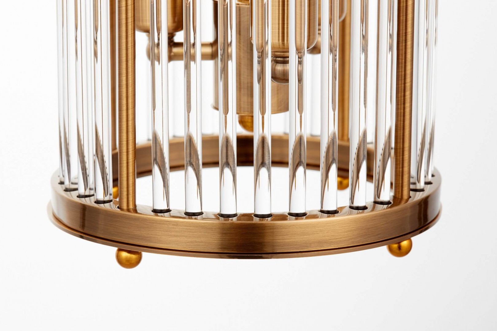 LAMPA WISZĄCA LOFT ZŁOTO SZCZOTKOWANE BOSTON W3 LUMINA DECO