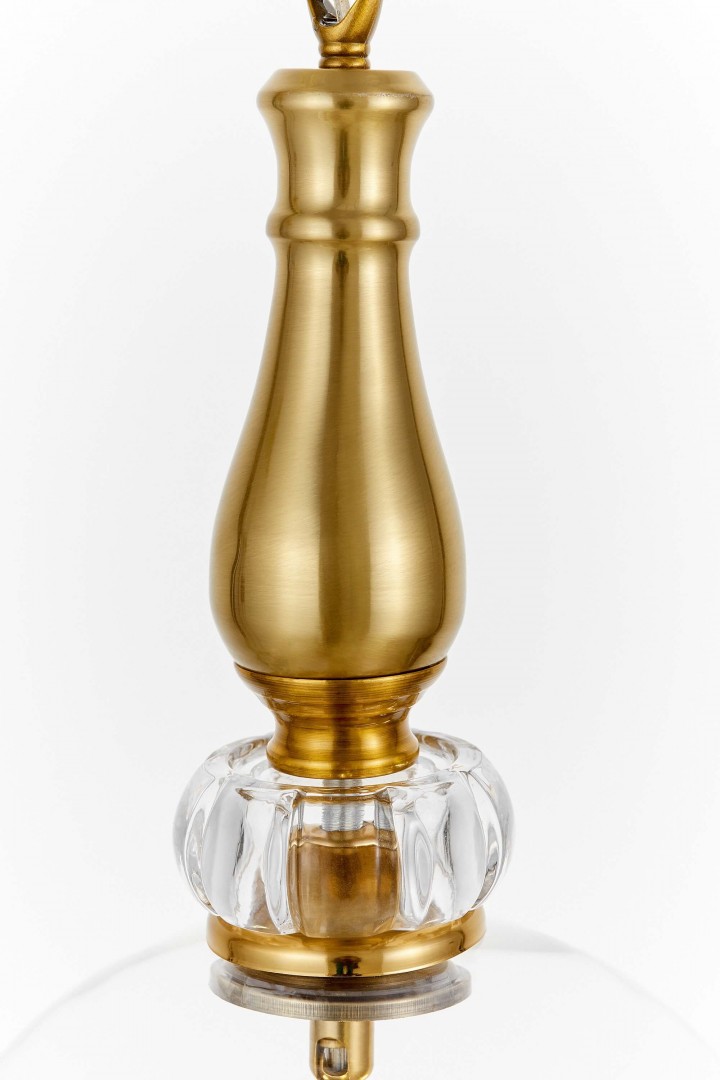 NOWOCZESNA LAMPA WISZĄCA ZŁOTO SZCZOTKOWANE MILEO W3 LUMINA DECO