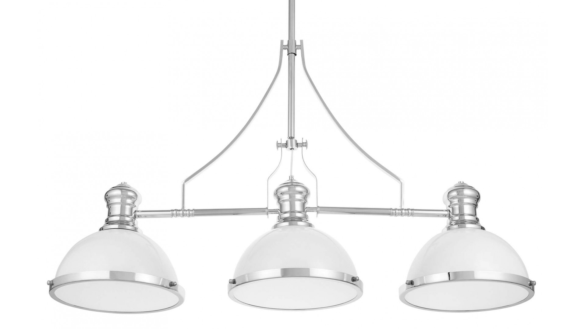 NOWOCZESNA LAMPA WISZĄCA INDUSTRIALNA BIAŁA ETTORE W3 LUMINA DECO