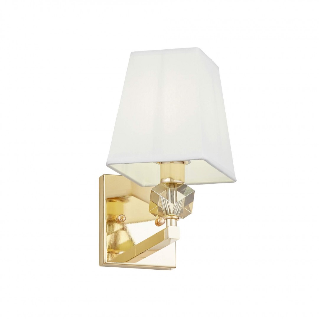 kinkiet montero w1 zloto bialy elegancka lampa scienna lumina deco