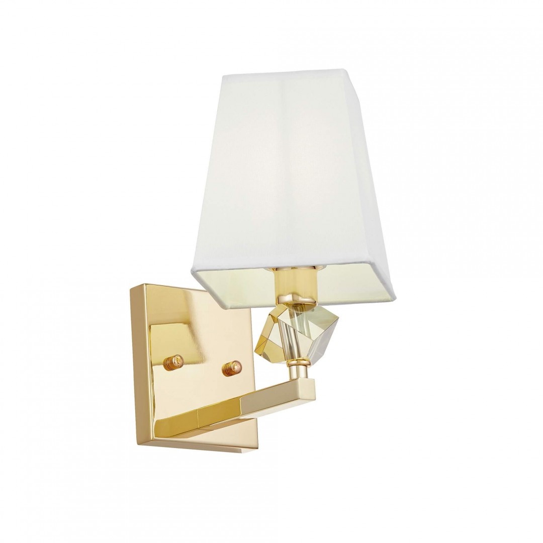 lampa scienna kinkiet zloto bialy montero w1 lumina deco