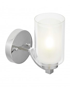 LAMPA ŚCIENNA KINKIET LOFT CHROMOWANA VIGATTO W1 LUMINA DECO