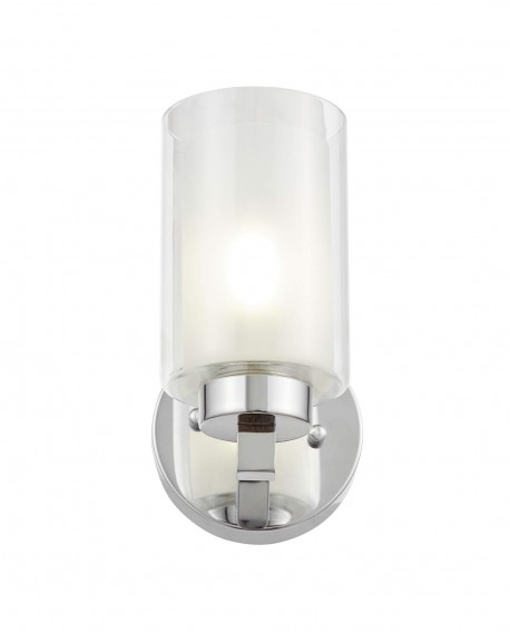 LAMPA ŚCIENNA KINKIET LOFT CHROMOWANA VIGATTO W1 LUMINA DECO