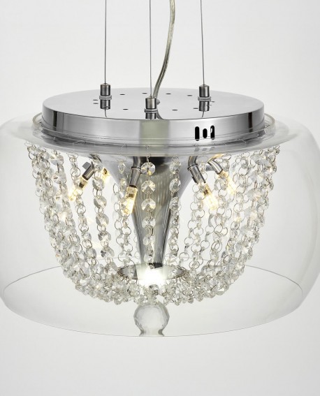 NOWOCZESNA LAMPA WISZĄCA DISPOSA CLEAR D40