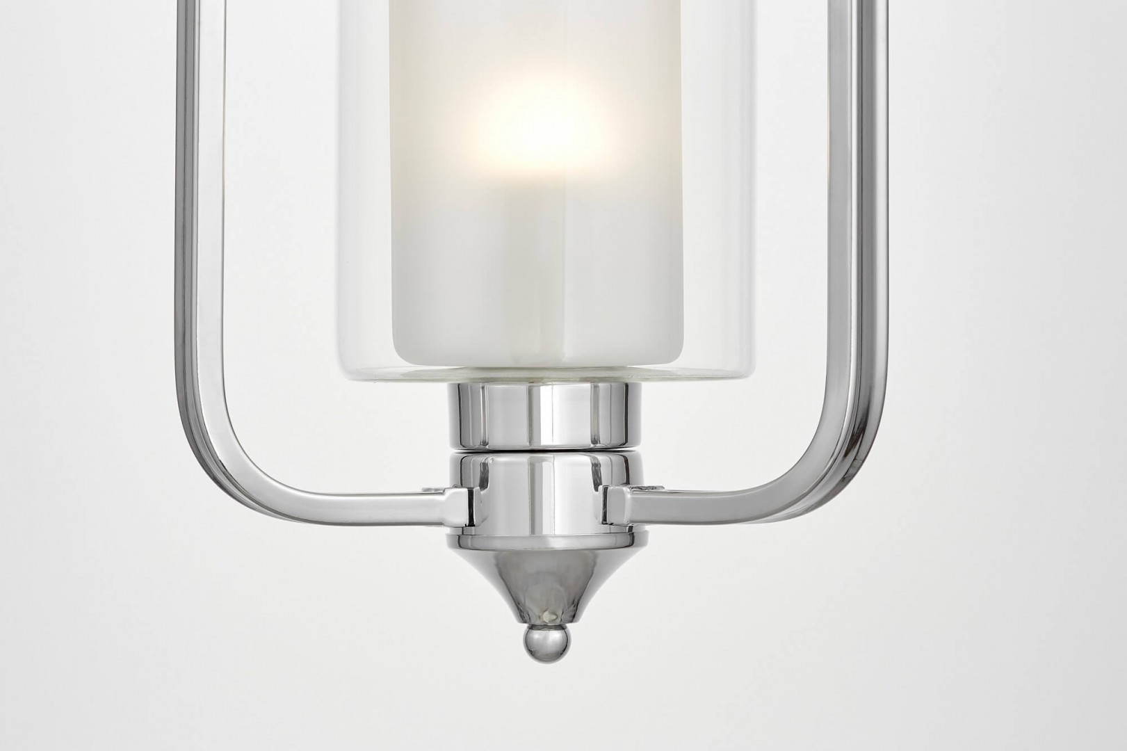 lampa wisząca atlanta w1 chromowana loft metalowy uchwyt detal lumina deco