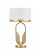 LAMPA NOCNA GLAMOUR BIAŁO-ZŁOTA SZCZOTKOWANA ZANETTI