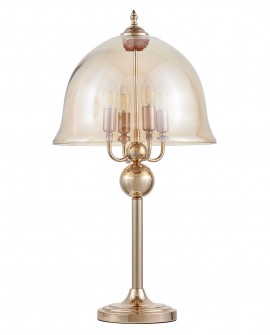 NOWOCZESNA LAMPA NOCNA ZŁOTA BOLEO W4 LUMINA DECO