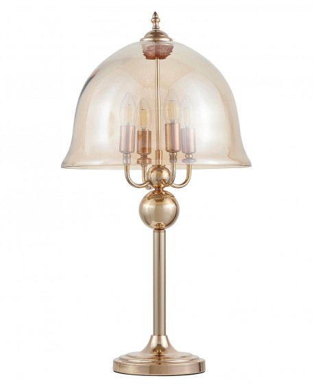 NOWOCZESNA LAMPA NOCNA ZŁOTA BOLEO W4 LUMINA DECO