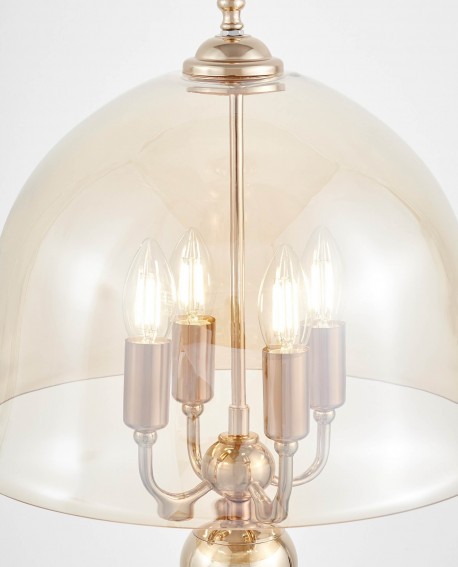 NOWOCZESNA LAMPA NOCNA ZŁOTA BOLEO W4 LUMINA DECO