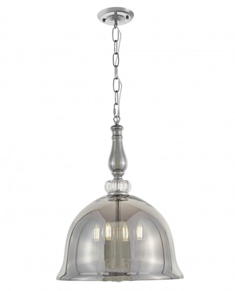 NOWOCZESNA LAMPA WISZĄCA CHROMOWANA BOLEO W4 LUMINA DECO