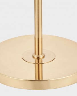LAMPA PODŁOGOWA STOJĄCA CZARNO-ZŁOTA SZCZOTKOWANA AZZARIA LUMINA DECO