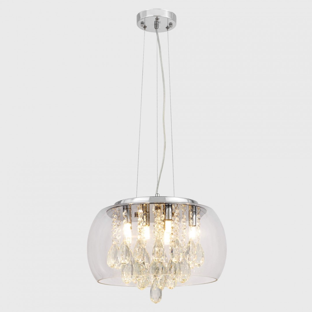 NOWOCZESNA LAMPA WISZĄCA TOSSO D40 CLEAR