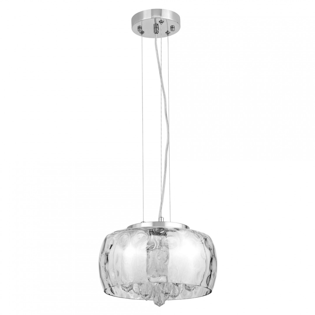 NOWOCZESNA LAMPA WISZĄCA CHROMOWANA RUBINA D40 LUMINA DECO