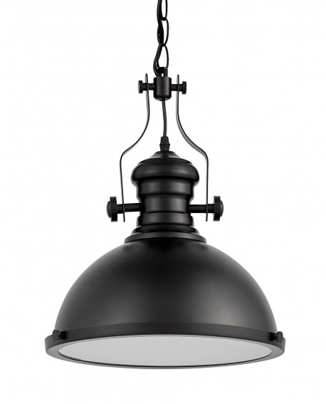 LAMPA WISZĄCA INDUSTRIALNA CZARNA ELIGIO W1