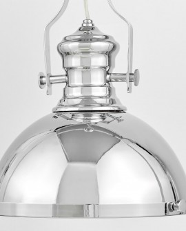 LAMPA WISZĄCA INDUSTRIALNA LOFT CHROMOWANA ETTORE