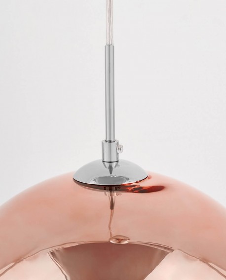LAMPA WISZĄCA NOWOCZESNA RÓŻOWE ZŁOTO VERONI D20 LUMINA DECO
