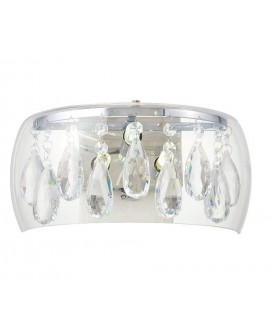 LAMPA ŚCIENNA KINKIET NOWOCZESNY TOSSO CLEAR W1 LUMINA DECO