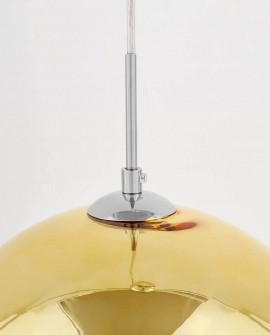 LAMPA WISZĄCA NOWOCZESNA ZŁOTA VERONI TRIO LUMINA DECO