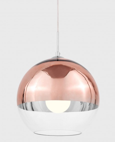 LAMPA WISZĄCA NOWOCZESNA RÓŻOWE ZŁOTO POTRÓJNA VERONI TRIO LUMINA DECO