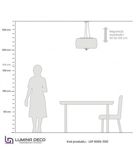 NOWOCZESNA LAMPA WISZĄCA TOSSO D50 CLEAR