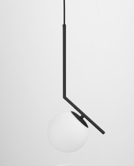 LAMPA WISZĄCA NOWOCZESNA CZARNA SORENTO D15 LUMINA DECO