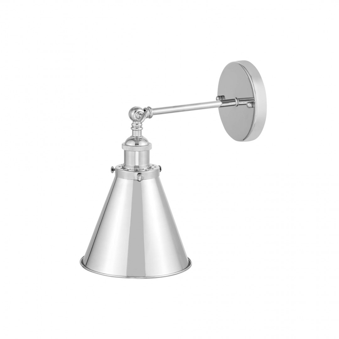 KINKIET LAMPA ŚCIENNA LOFT CHROM RUBI W1 LUMINA DECO
