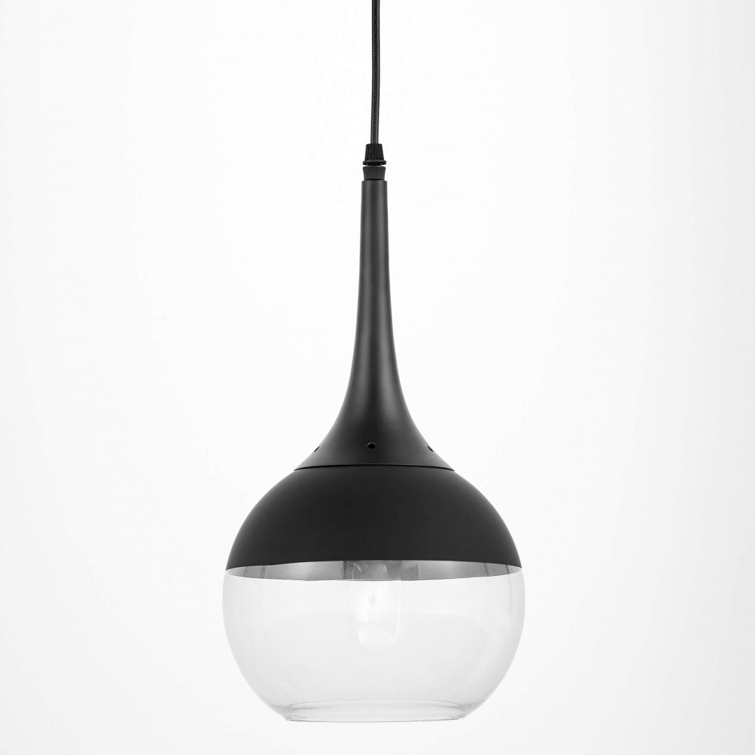NOWOCZESNA LAMPA WISZĄCA CZARNA FRUDO