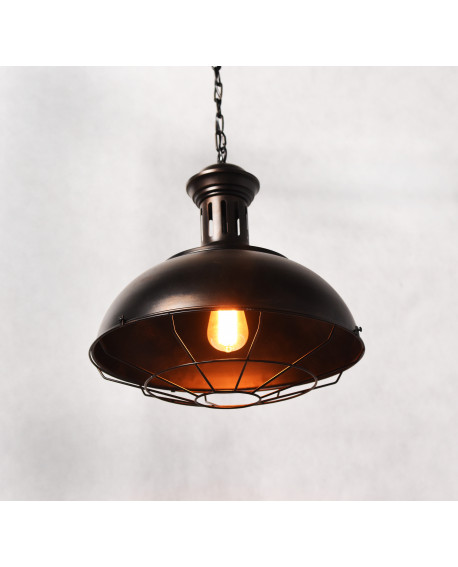 LAMPA WISZĄCA INDUSTRIALNA LOFT STARY MOSIĄDZ BOCCATO
